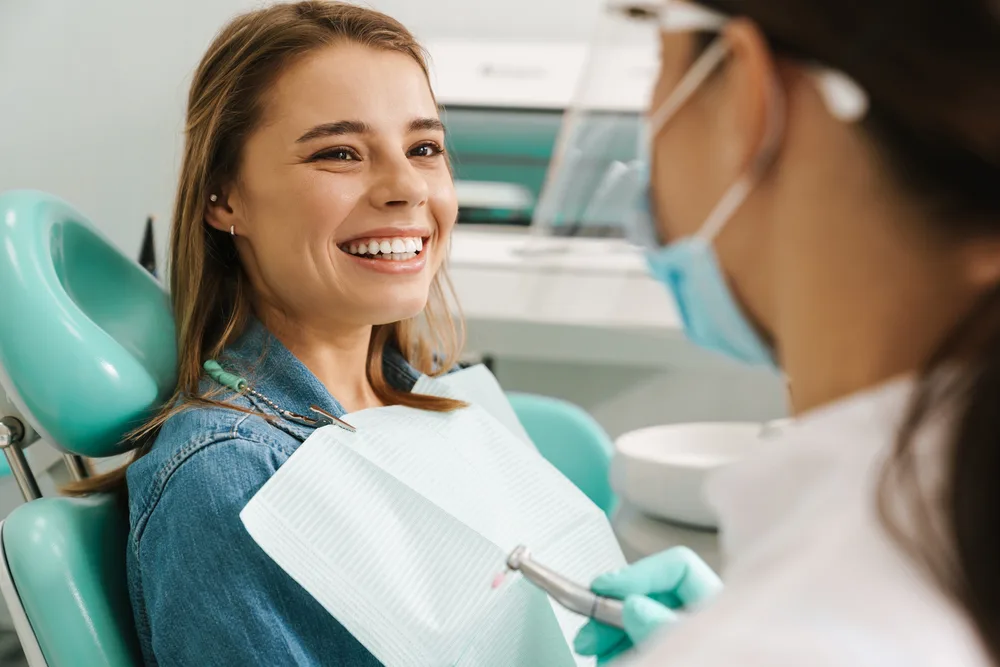 Beautiful dental patient - Dental Crowns in Carmel Valley